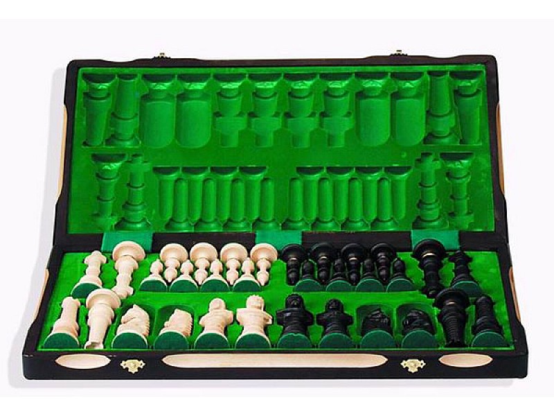 25.6" wooden chess set "Eron"