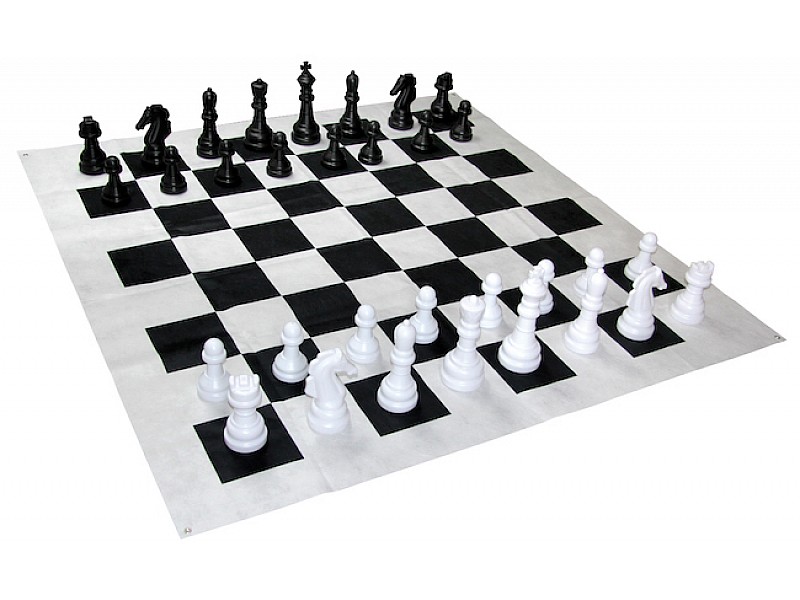 Outdoor garden chess set - 10.24" king