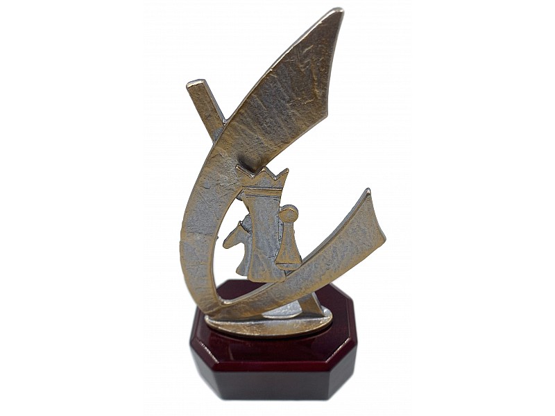 Chess award/cup sculpture "Chess star"