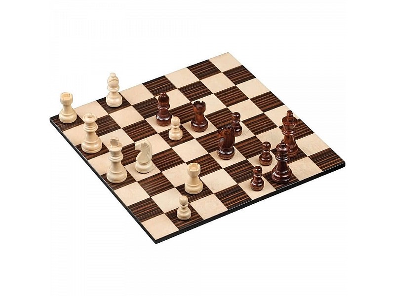 Magnetic deluxe square wooden chess set (size 28 X 28 cm / 11" X 11" inches)