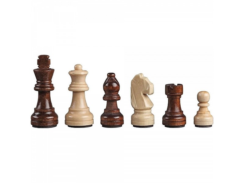 Magnetic deluxe square wooden chess set (size 36 X 36 cm / 14.17" X 14.17" inches)