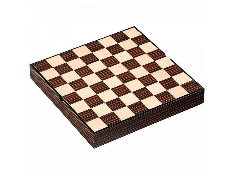 Magnetic deluxe square wooden chess set (size 28 X 28 cm / 11" X 11" inches)