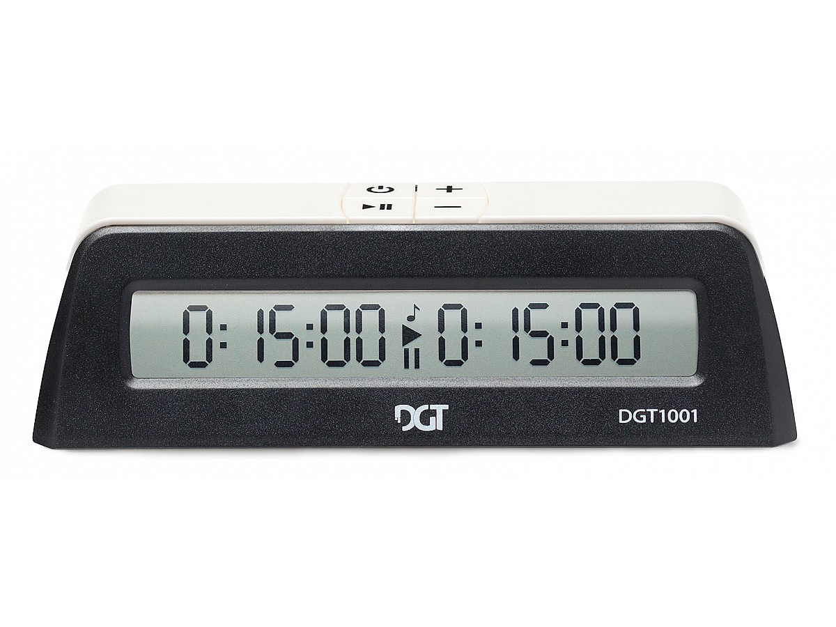 DGT 1001 Electronic Digital Chess Clock Black New 