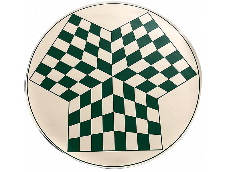 Schach für 3 Spieler (Vinyl mit Plastikteilen)