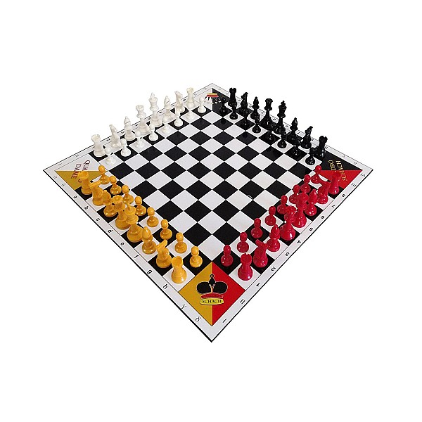 Chess sets  for four players