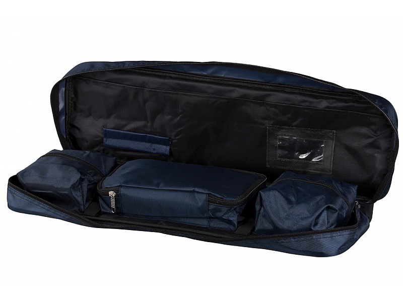 Luxury waterproof carrying case with zip (blue colour)