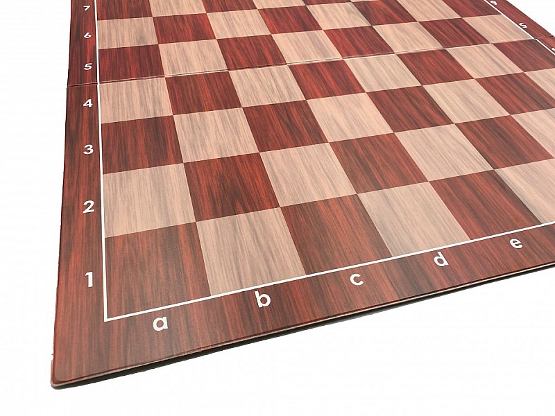 Faltbares Schachbrett aus Kunststoff - Holzimitat