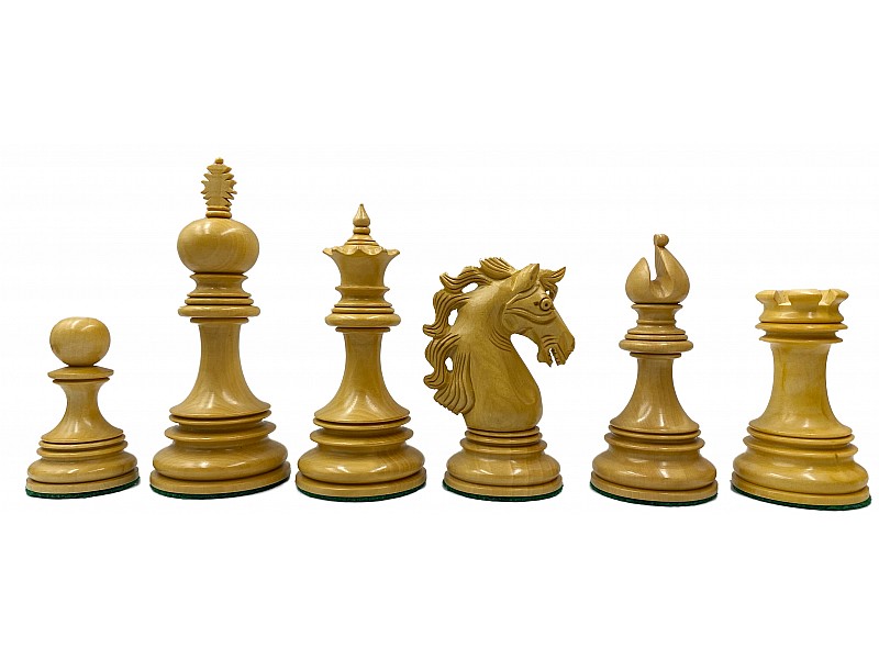 Andaulson staunton  budwoodreos/boxwood 4.6" chess pieces