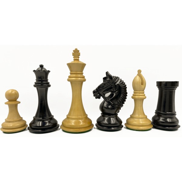 Arthur knight boxwood/ebony  4" chess pieces