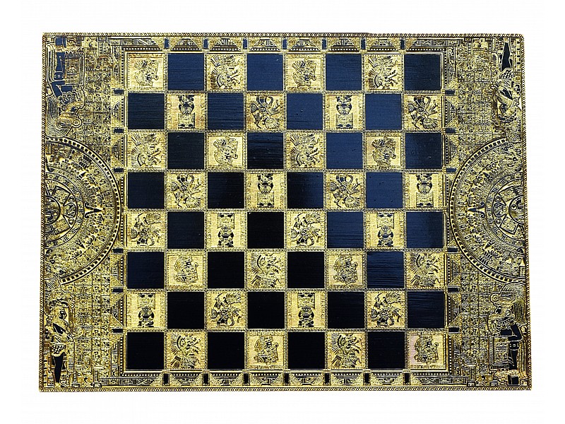 Juego de mesa Aztec Chess & Checkers de 15.5