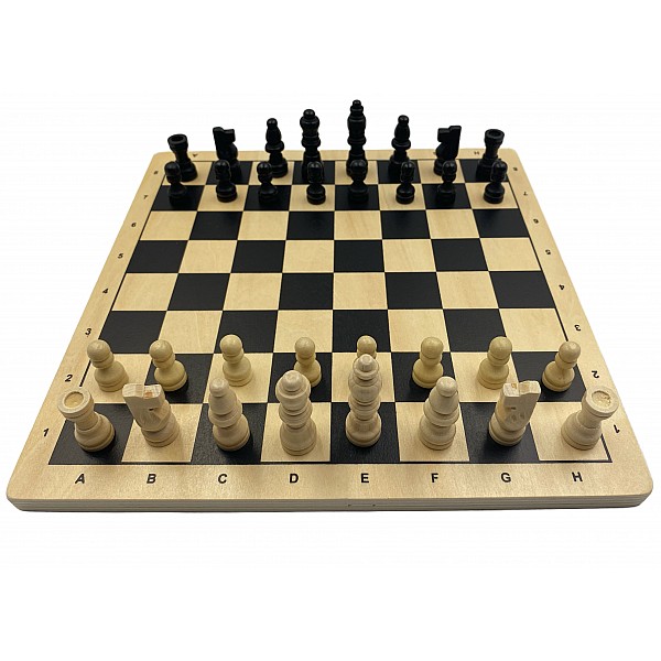 Travel chess made from bamboo (26 X 26 cm / 10.24" X 10.24" )