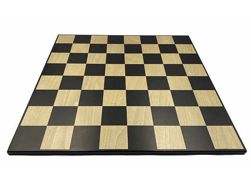 17.7” wooden chess board black without borders