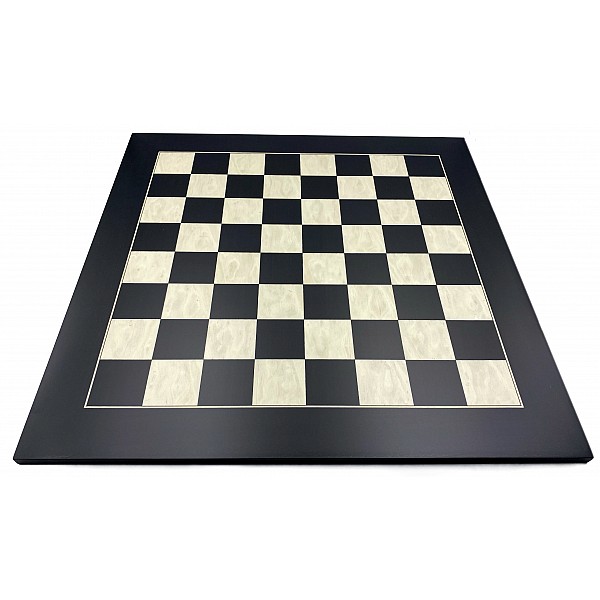 Chess board black deluxe 21.65" X 21.65" 