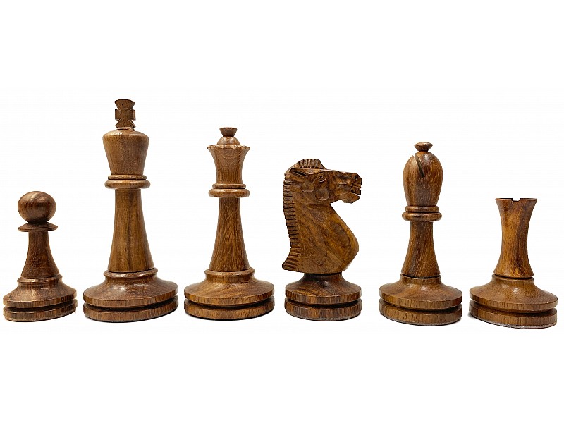 Blackmore staunton boxwood/palysaner  4" chess pieces  & wooden case