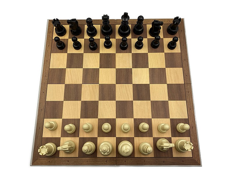 Chess set  DGT brown & 1002 bonus timer