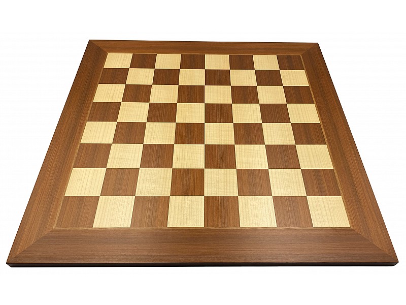 19.7” Mahogany wooden chess board 