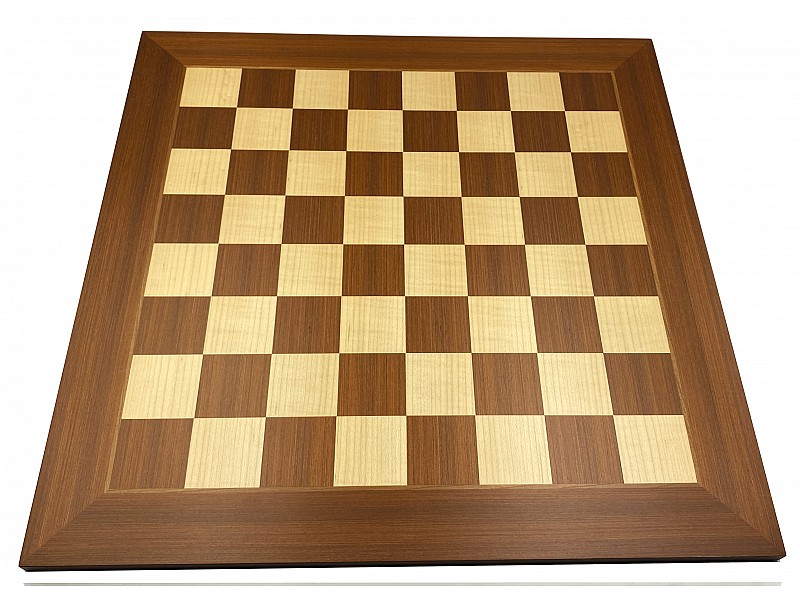 Tablero de ajedrez de madera de caoba de 19.7
