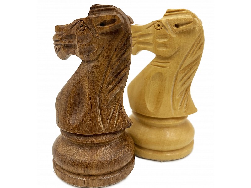  Delius boxwood/palysander 3.54 " chess pieces 