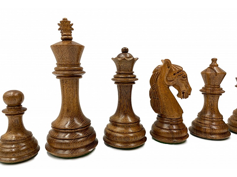 Piezas de ajedrez Clásico Acacia/Boj 3,5
