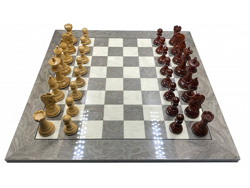 Corinthian Redwood Schachfiguren, Königshöhe 3.74