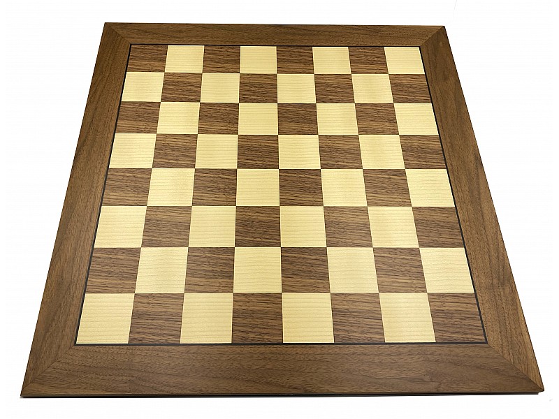 DGT  walnut non electronic chess board 21.65"x 21.65" 