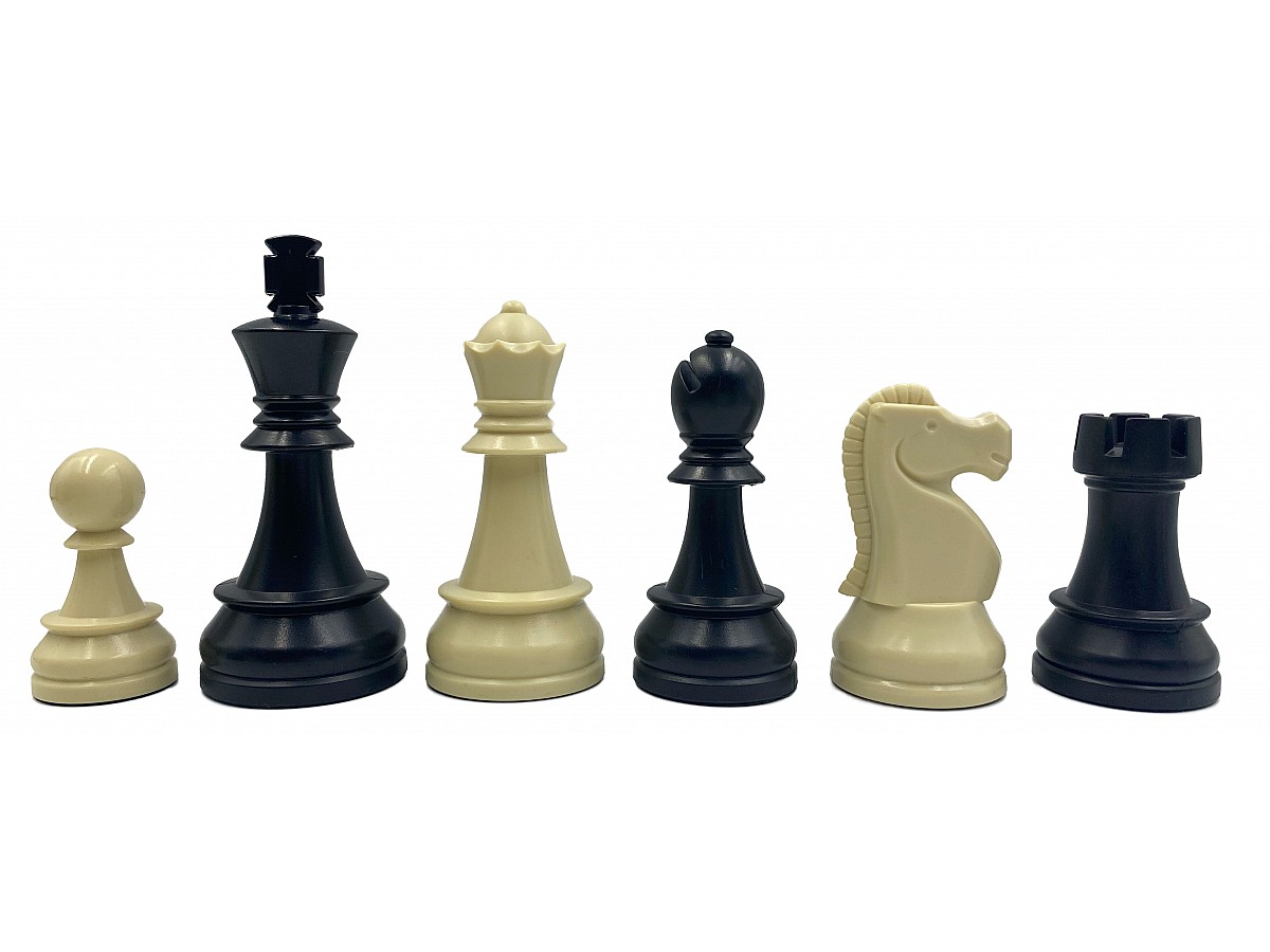 Tournament DGT Plastic chess pieces weighted 3,75" King height 95 mm 