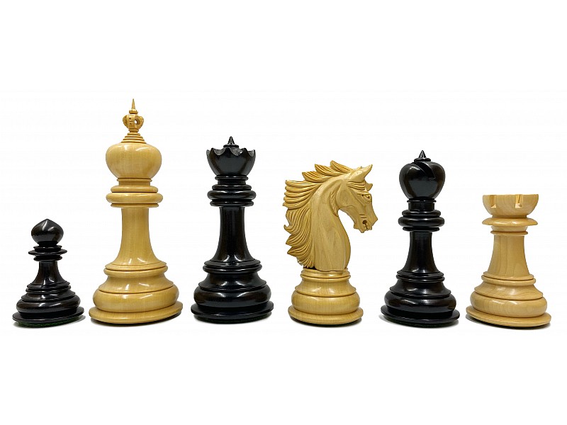 Dubliner redwood/badauk 4.92 " chess pieces