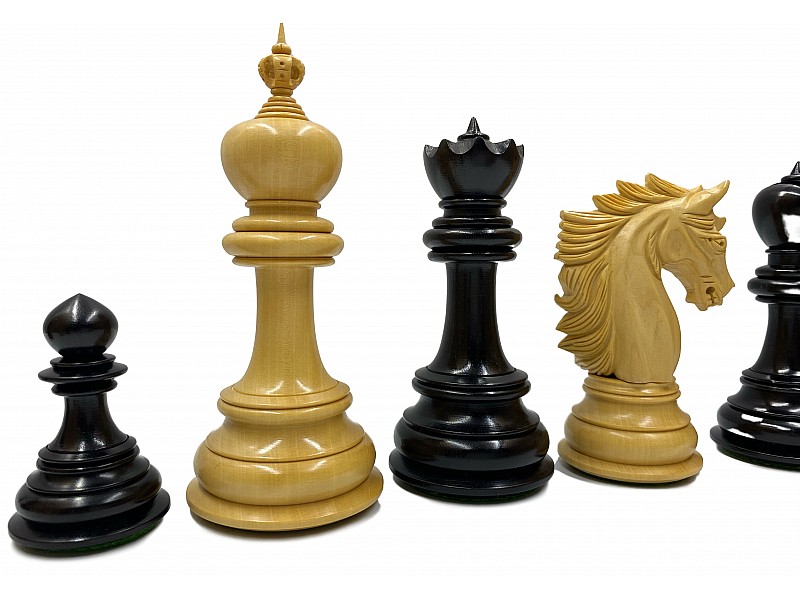 Dubliner redwood/badauk 4.92 " chess pieces