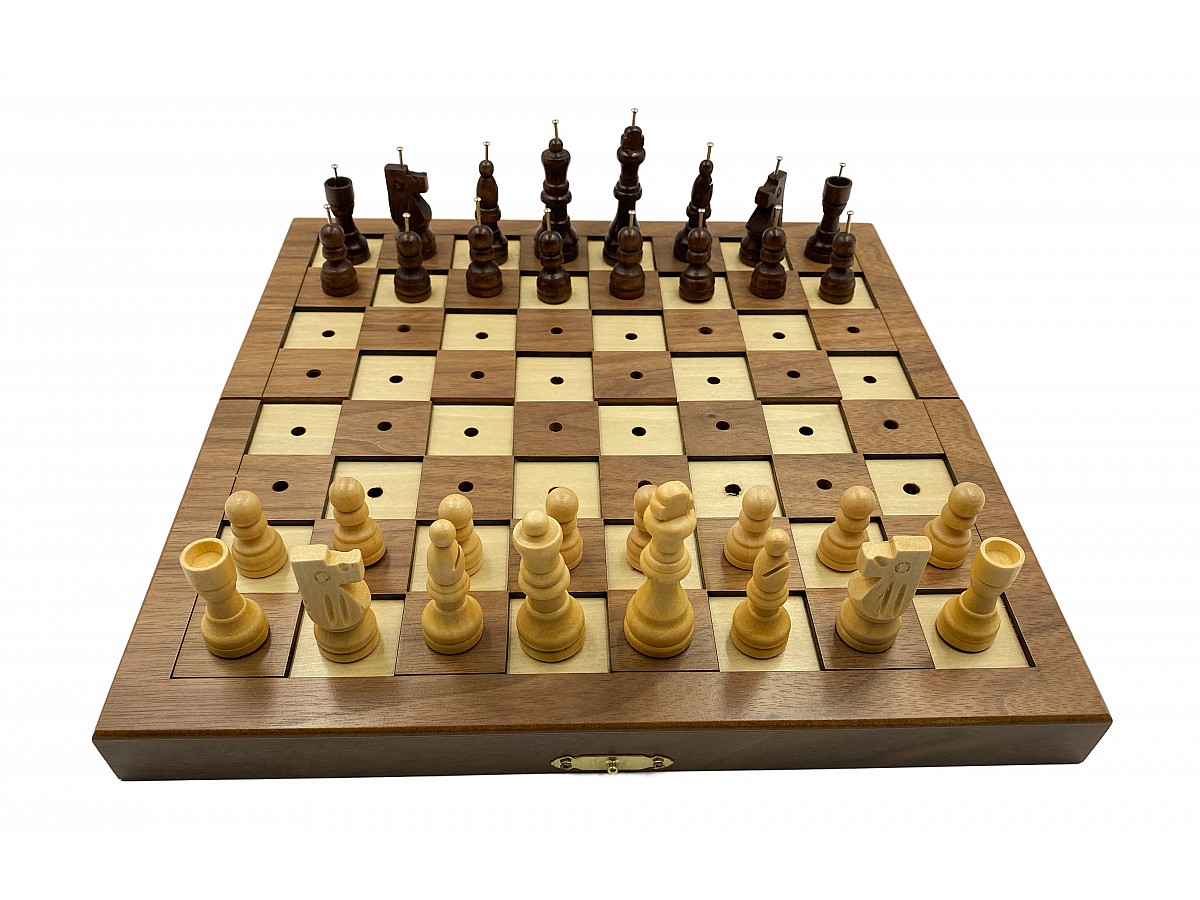 Deluxe Holz - Schach & Dame online kaufen