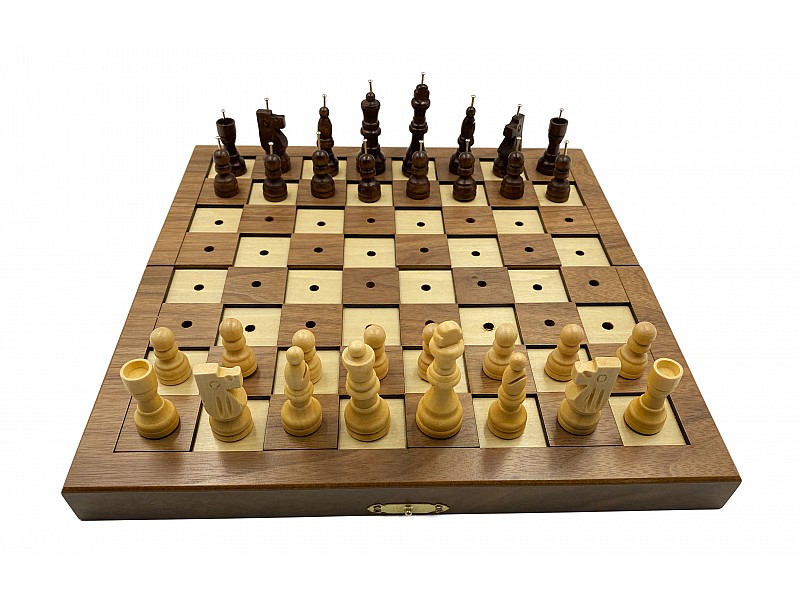 Chess set for blind  11.81" X 11.81"