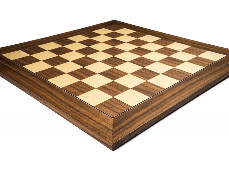 23.2” Ferrer  wooden chess board walnut deluxe