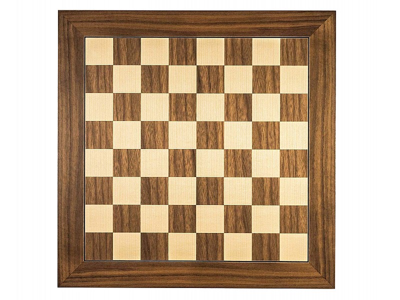 23.2” Ferrer  wooden chess board walnut deluxe