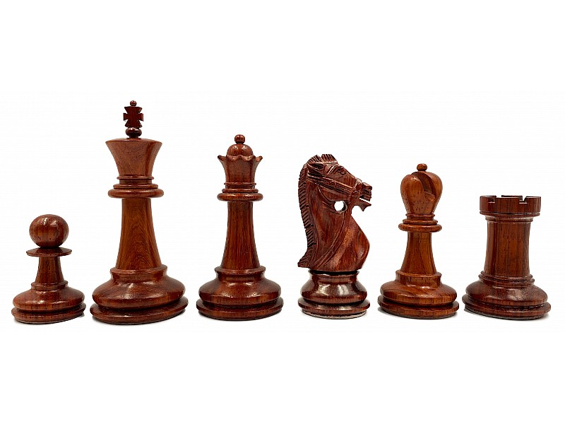 Gratius redwood/boxwood 4" chess pieces