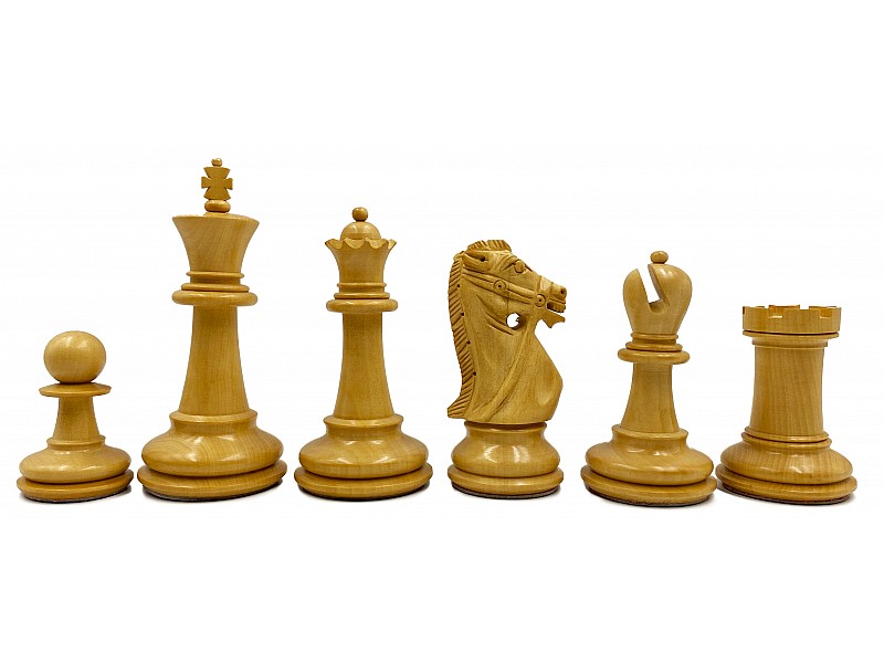 Gratius redwood/boxwood 4" chess pieces