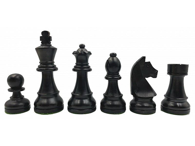German staunton boxwood/ebonized  3.75" chess pieces