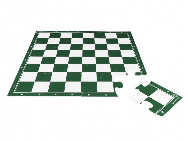 Schachpuzzle (16 Teile) - Farbe Grün