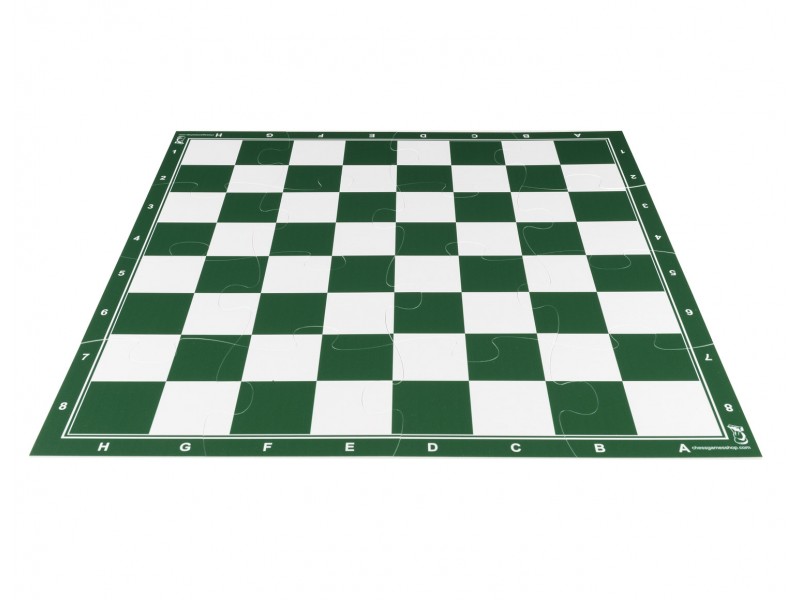 Puzzle de ajedrez (16 piezas) - Color Verde
