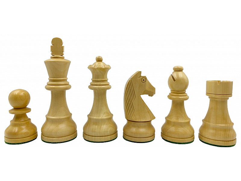 Piezas de ajedrez alemanas staunton palysander/acacia 3.75