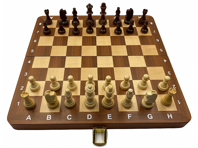Set de ajedrez magnético marrón suave 11.41