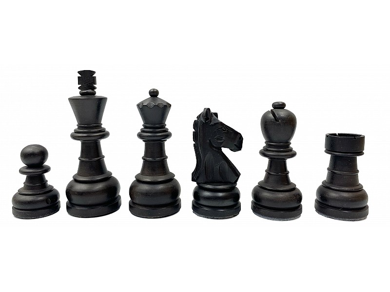 Piezas de ajedrez irlandesas de lujo de 3.54 