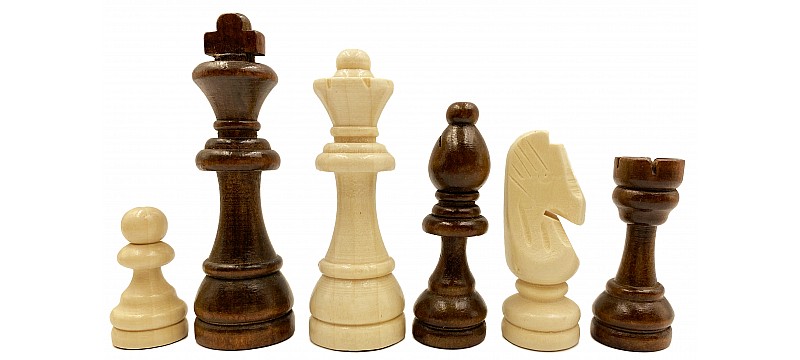 Bargain wooden chess pieces