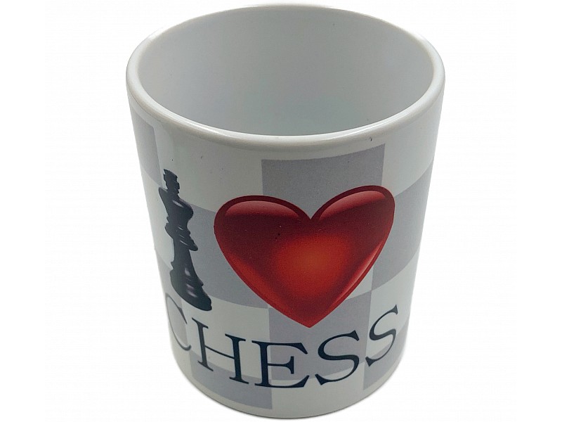Chess mug "I love chess"