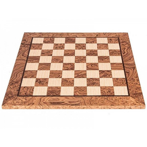 Chess board burl without indices 19.68" X 19.68" 