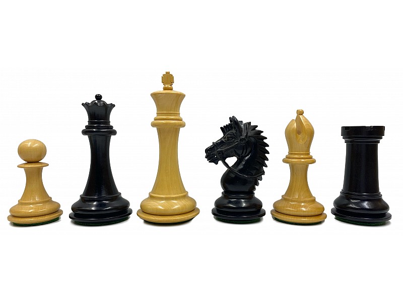 Made in America chess pieces 4.24" king & board glossy Red Ferrer  21.65" X 21.65" 