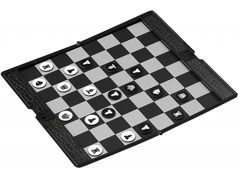 Folded magnetic analysis chess set   6.70" X  6.70"  