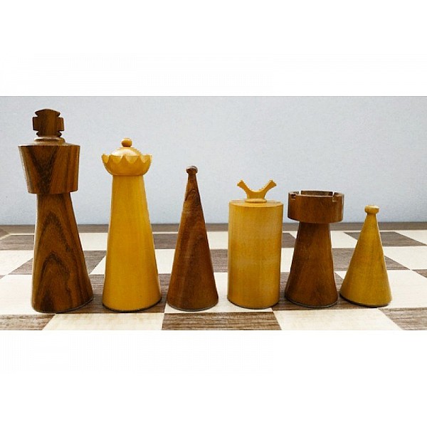 Chess pieces Lodel deluxe - king's height 9 cm / 3.54" & wooden case