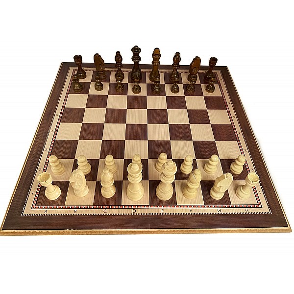 Tablero de ajedrez impreso 