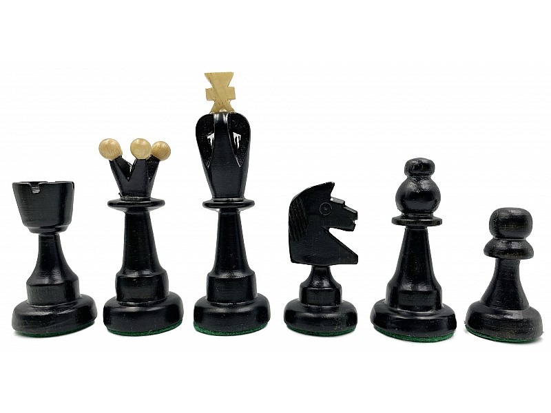 15.75" Wooden chess foldable black board