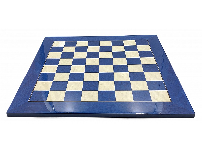 21.65" Ferrer wooden chess board with gloss finish