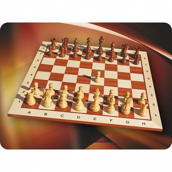 Chess mousepad "chess dreams" theme  9.65" X 3.54"